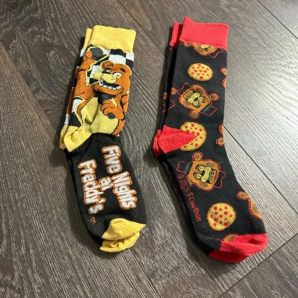 Five Nights at Freddy’s One Size Crew Socks New